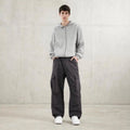 Calças Cargo Loose Fit Washed Grey