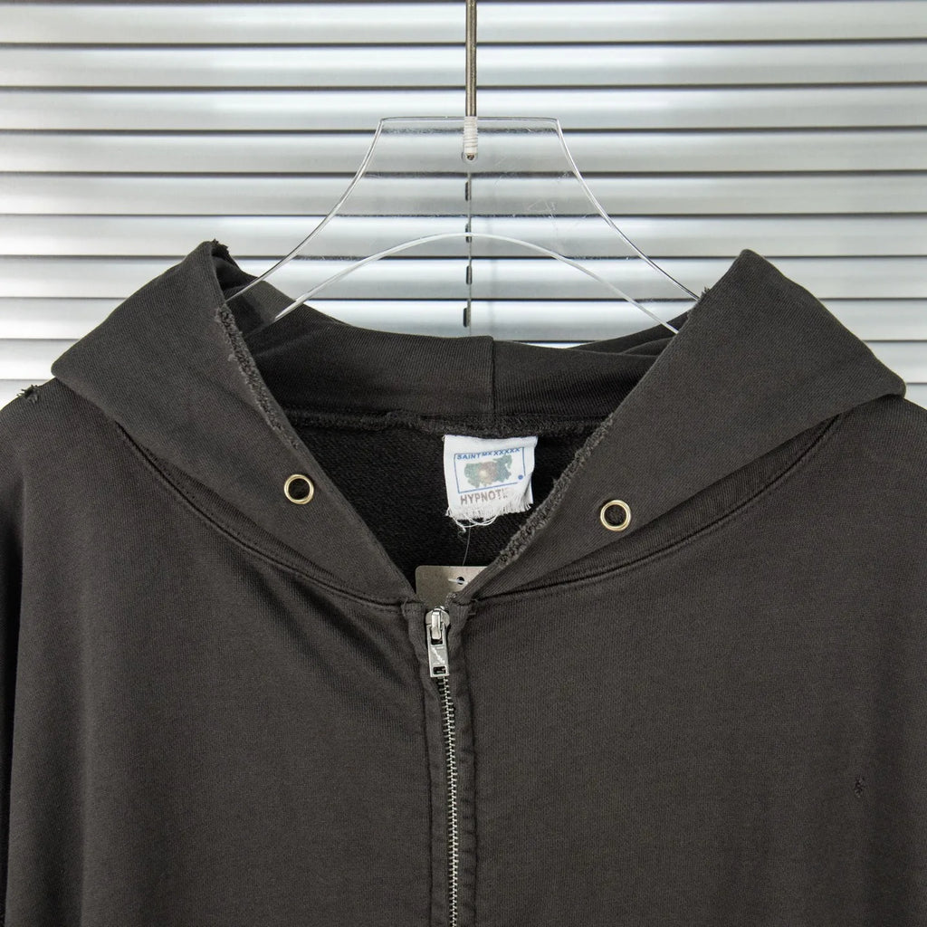 Hoodie Oversized Vintage Zip-Up