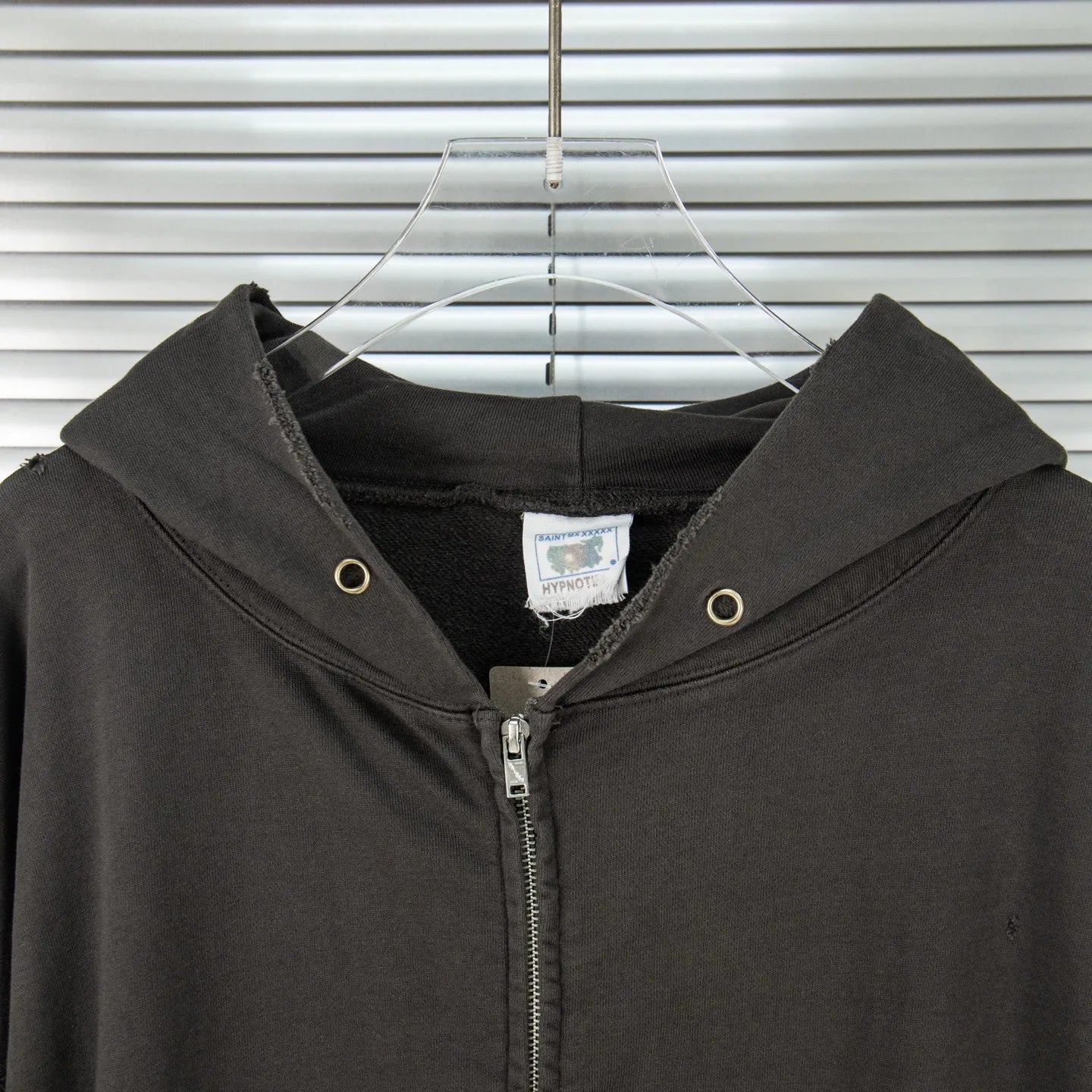 Hoodie Oversized Vintage Zip-Up