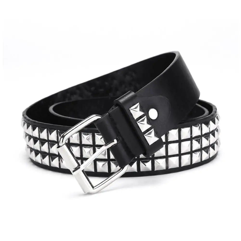 Cinto Punk com Rebites e Ilhoses "STUDDED BELT"