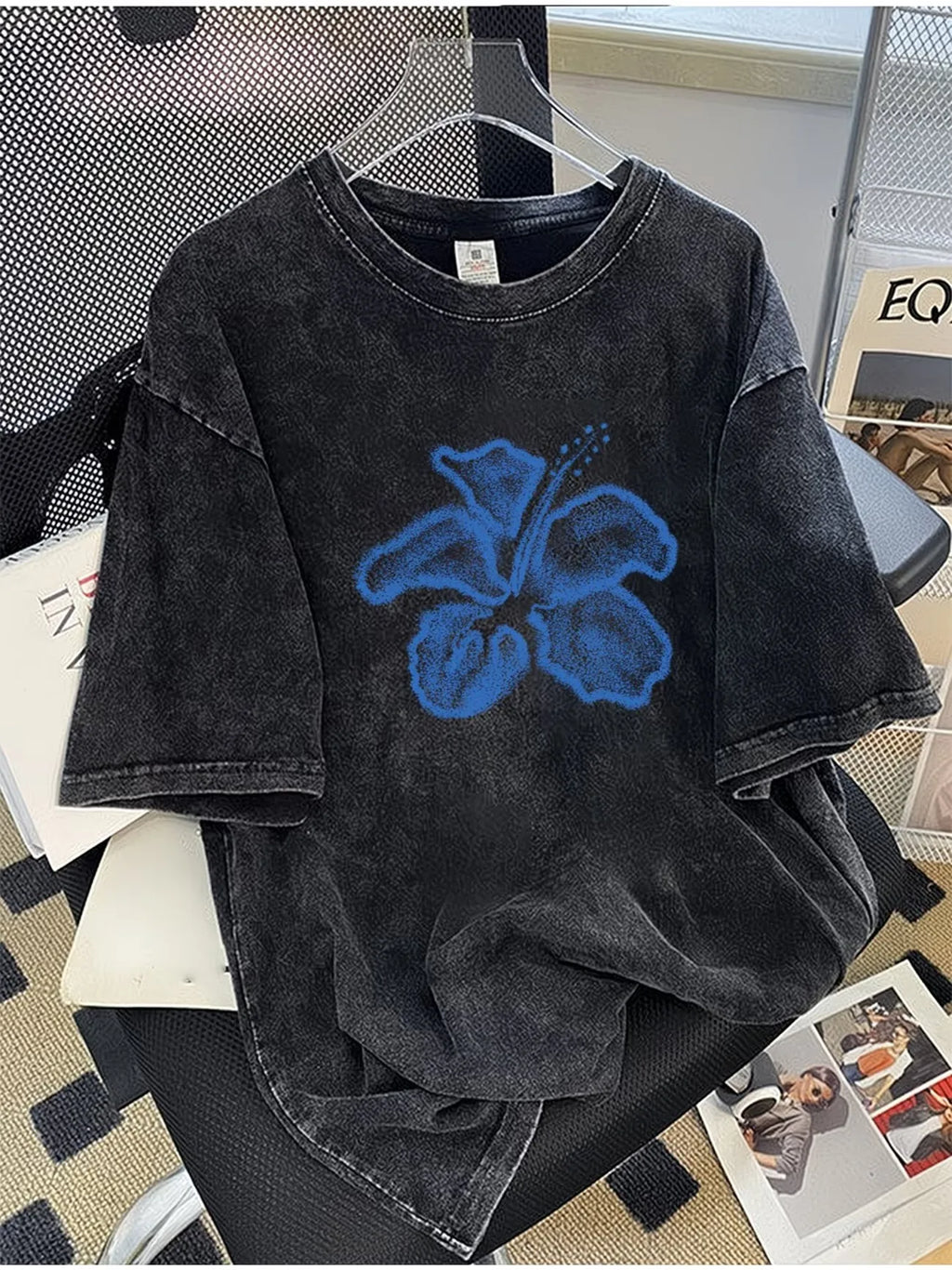 T-Shirt Vintage Hibiscus Y2K
