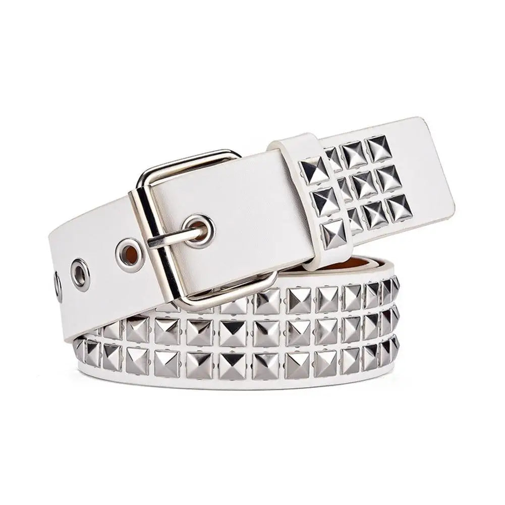 Cinturón Punk con Remaches y Ojales "STUDDED BELT"