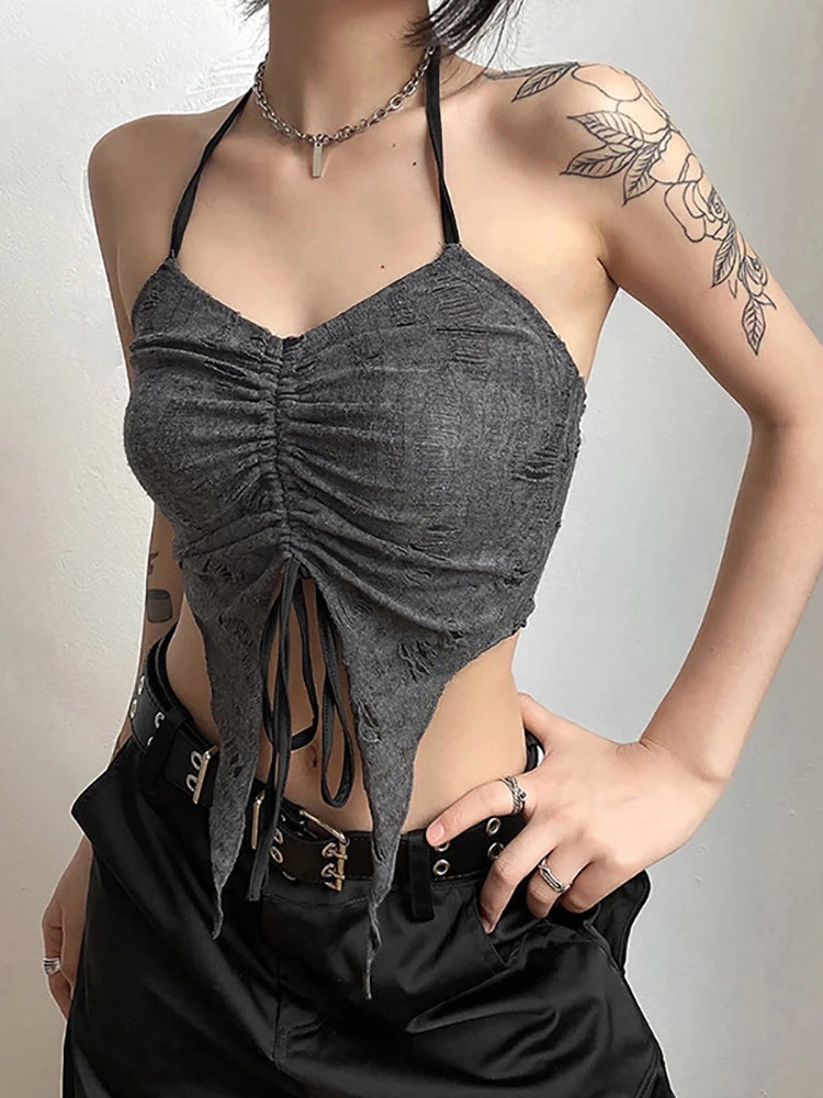 Conjunto Crop Top Y2K Fairy Grunge