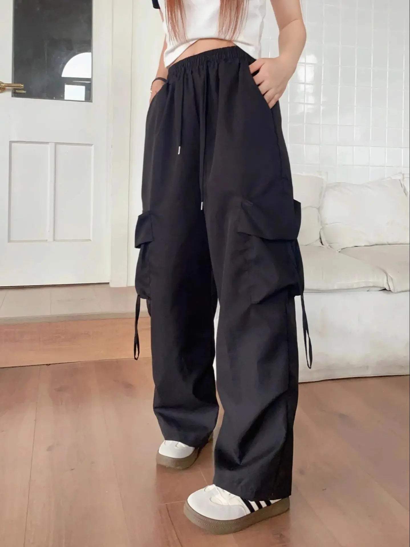 Calça Cargo Oversized Streetwear
