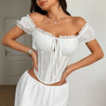 Top Corset Off-Shoulder "MILKMAID LACE"