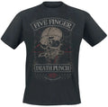 T-Shirt Heavy Graphic Vintage Skull Emblem