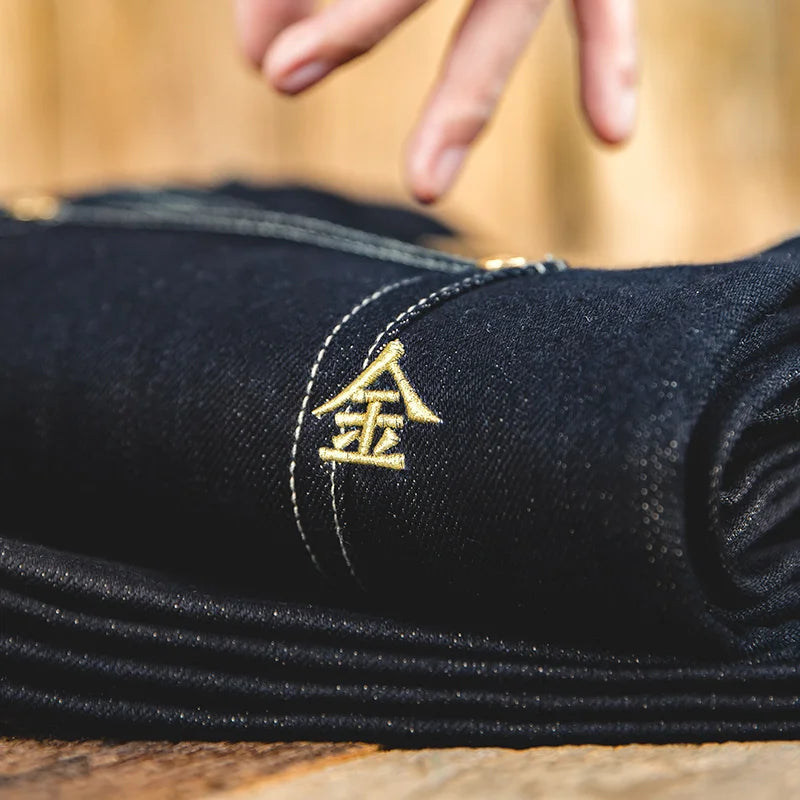 Calças de Ganga Heavyweight Vintage "RAW DENIM 15OZ"