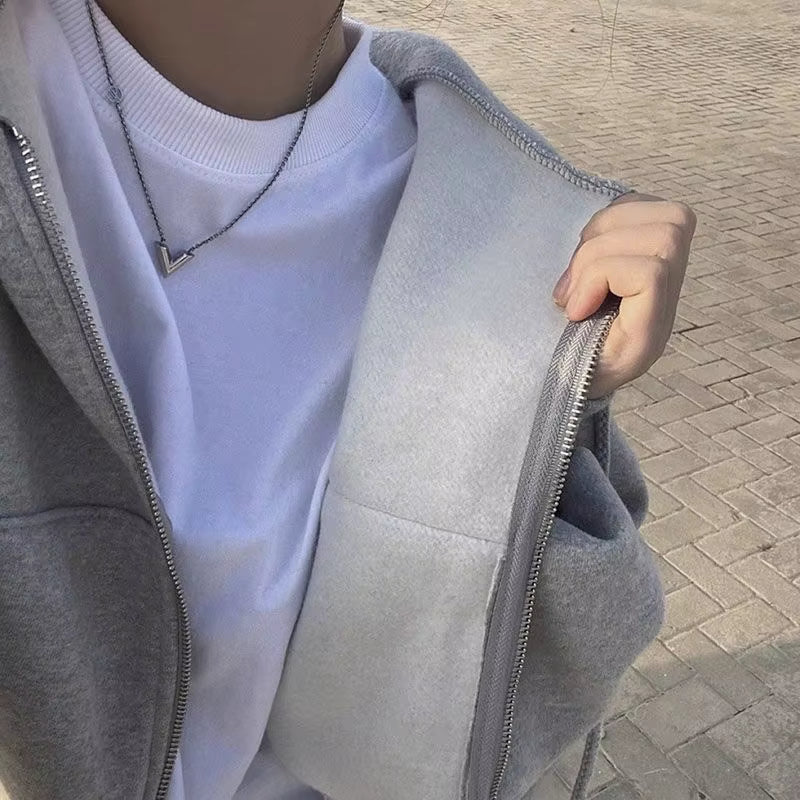 Casaco Hoodie Fleece Cropped Zip-Up