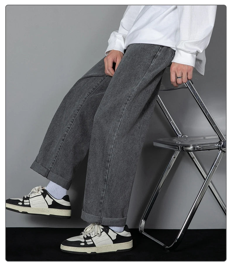 Calças de Ganga Wide Leg Minimalist "SEOUL"
