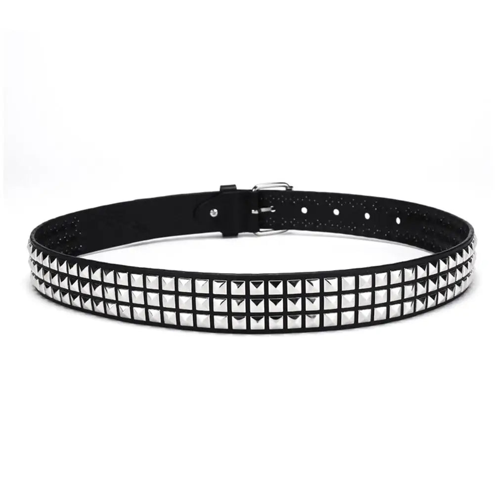 Cinto Punk com Rebites e Ilhoses "STUDDED BELT"