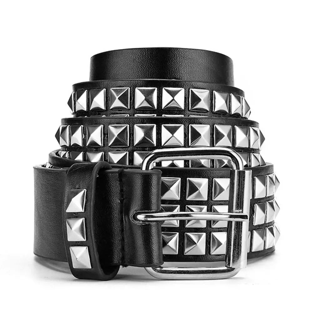 Cinto Punk com Rebites e Ilhoses "STUDDED BELT"