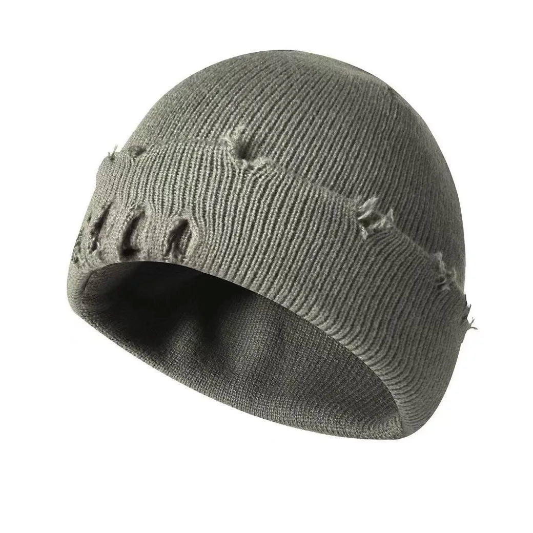 Gorro de Malha Distressed Vintage Beanie