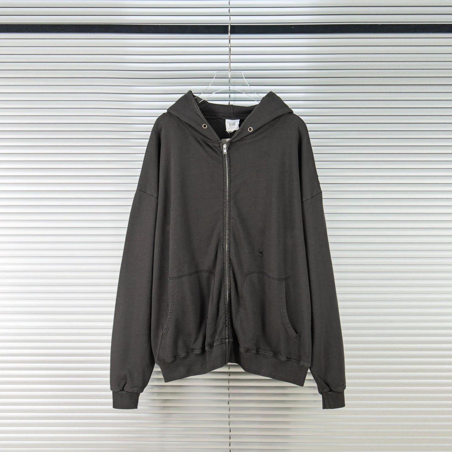 Hoodie Oversized Vintage Zip-Up