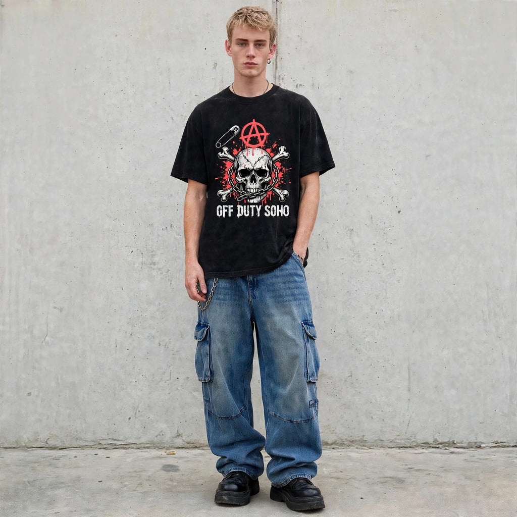 T-Shirt Heavy Graphic System Error Anarchy