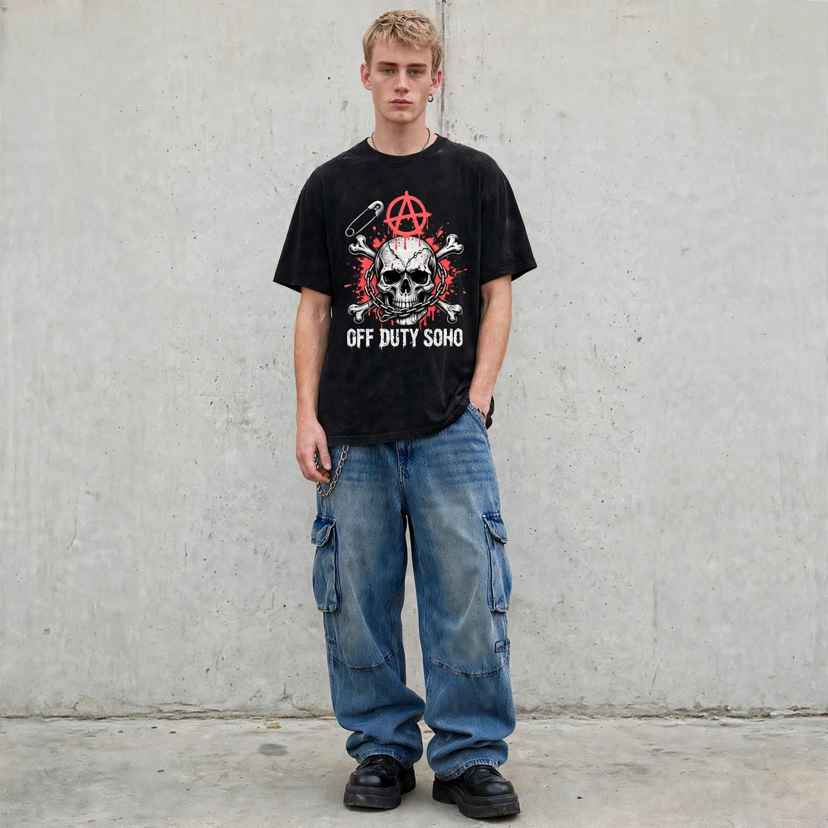 T-Shirt Heavy Graphic System Error Anarchy