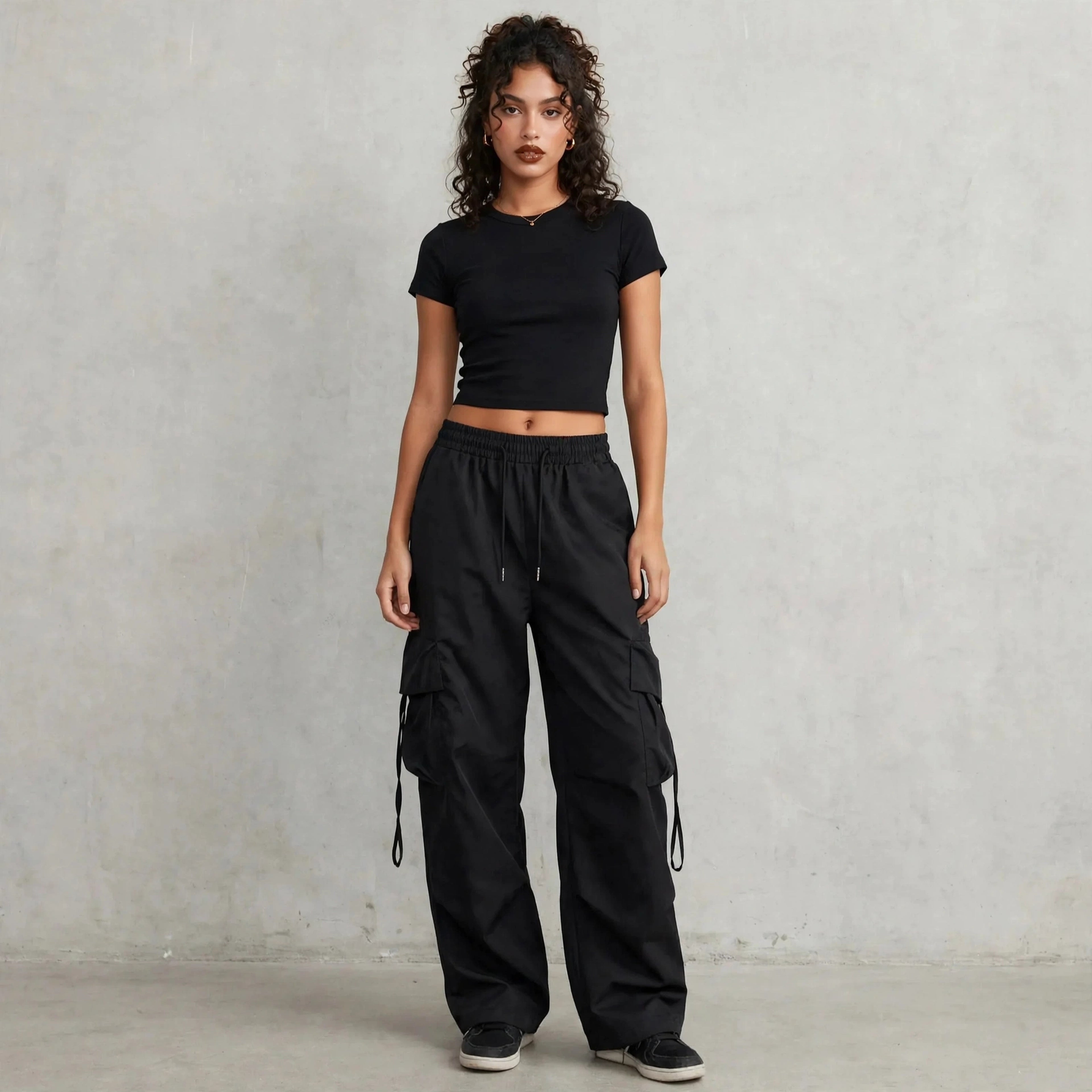 Calça Cargo Oversized Streetwear