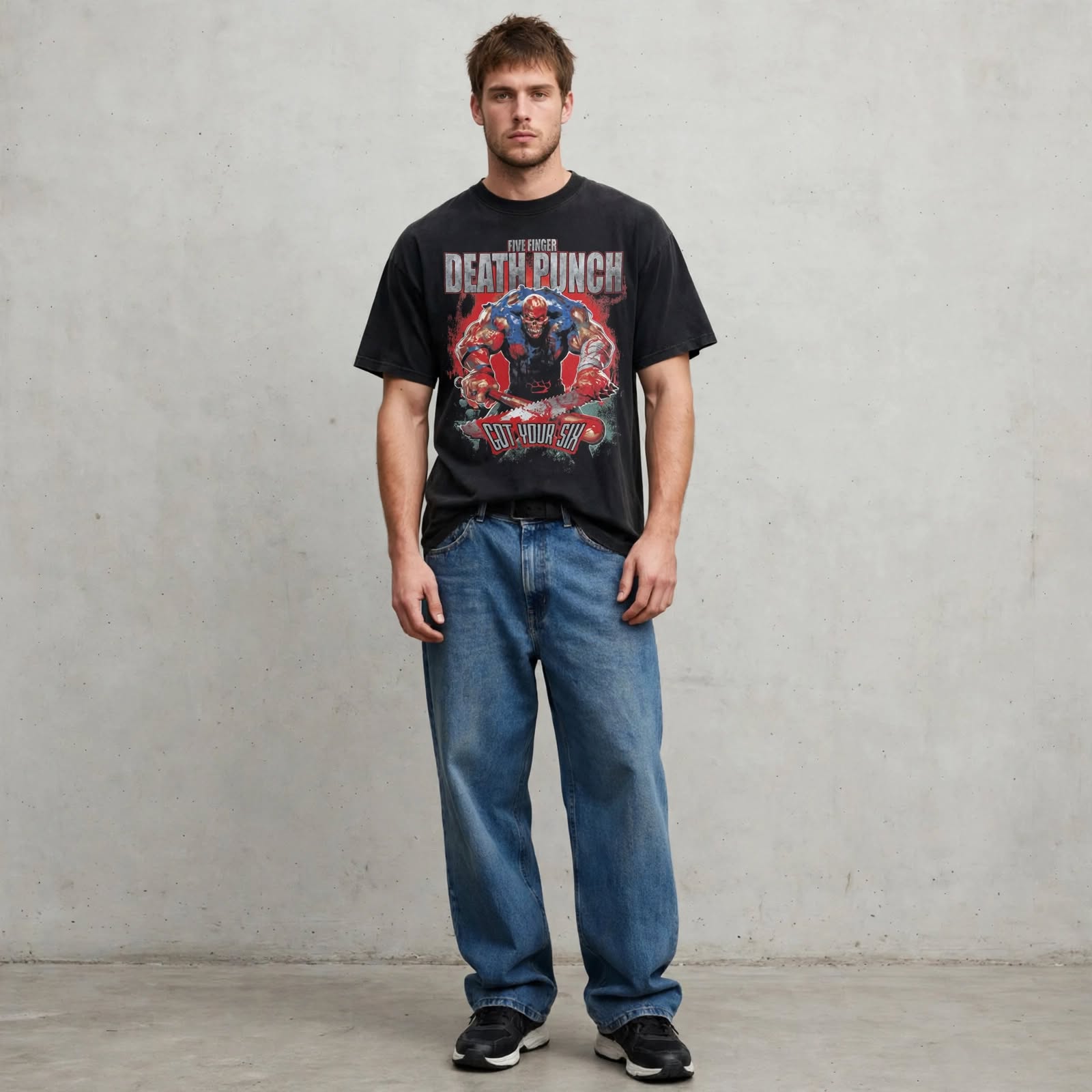 T-Shirt Heavy Graphic Got Your Six Brawler